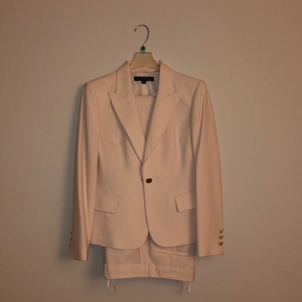 Cream Anne Klein Suit